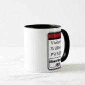 gereserveerd mok (Voorkant rechts)