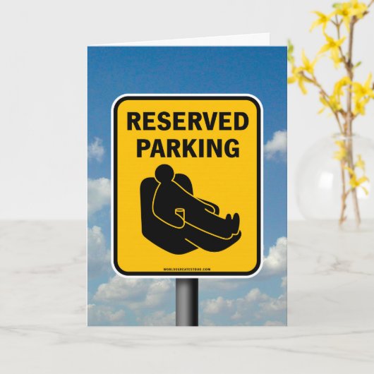 Gereserveerd parkeren kaart (Gele Bloem)