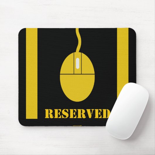 Gereserveerd parkeren muismat (Met muis)