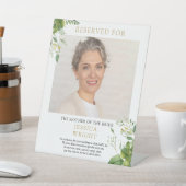 Gereserveerd Sla een stoel foto bruiloft Reclamebord Met Voetstuk (Insitu)