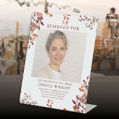 Gereserveerd Sla een stoel foto bruiloft Reclamebord Met Voetstuk