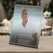 Gereserveerd Sparen een Zetel Vader van het bruinv Reclamebord Met Voetstuk