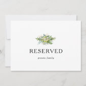 Gereserveerd symbool voor Elegant Olive Greenery (Voorkant)