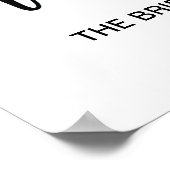 Gereserveerd Tafel | Moderne kalligrafie Poster (Hoek)