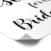 Gereserveerd teken - Bride's Family Poster (Hoek)