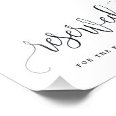 Gereserveerd teken Kies uw groottesortering liefde Foto Afdruk (Hoek)