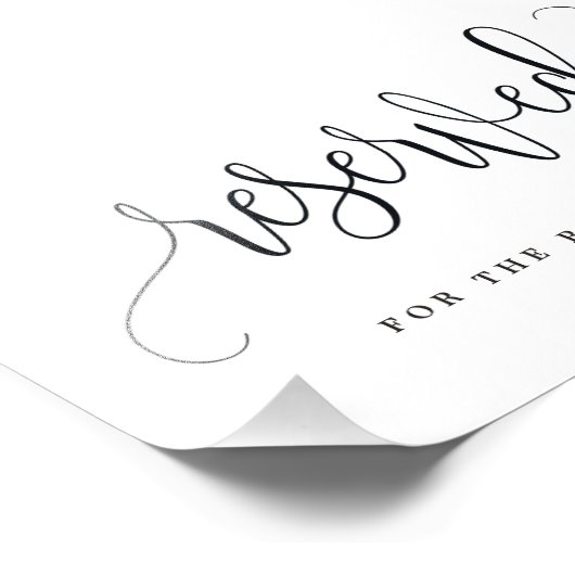 Gereserveerd teken Kies uw groottesortering liefde Foto Afdruk (Hoek)