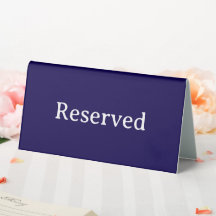 Gereserveerd | Tentbord voor restauranttafelreserv