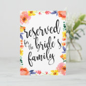 Gereserveerd voor Brde's Family Affordable Floral  (Staand voorkant)