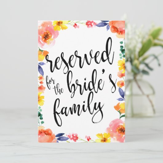 Gereserveerd voor Brde's Family Affordable Floral  (Staand voorkant)