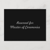 Gereserveerd voor ceremoniemeester briefkaart (Voorkant)