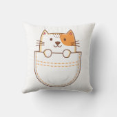 Gereserveerd voor de kat kussen (Achterkant)