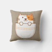 Gereserveerd voor de kat kussen (Achterkant)