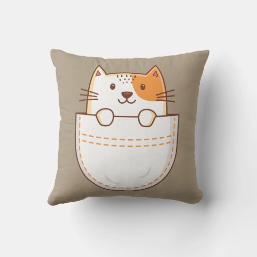 Gereserveerd voor de kat kussen (Achterkant)