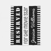 Gereserveerd voor de speciale filmster fleece deken (Voorkant)