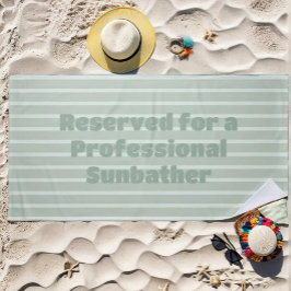 Gereserveerd voor een professionele Sunbather Beac Strandlaken
