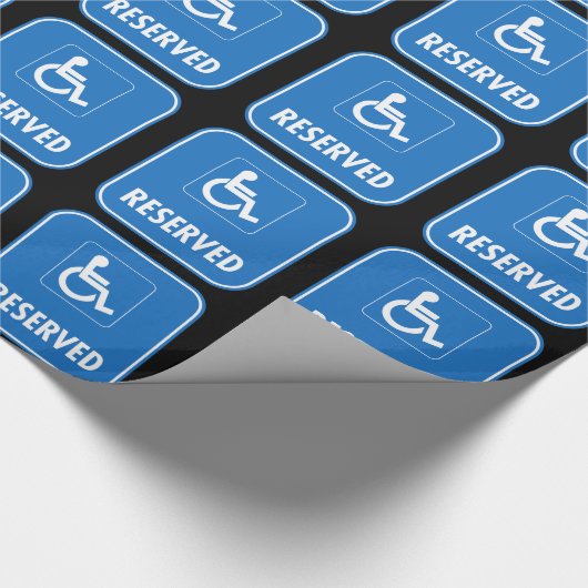 Gereserveerd voor Handicaps Cadeaupapier (Hoek)