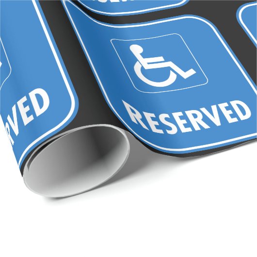 Gereserveerd voor Handicaps Cadeaupapier (Rol Hoek)