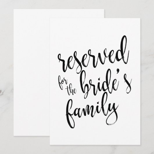 Gereserveerd voor het Betaalbare Teken van de Fami Kaart (Voorkant / Achterkant)