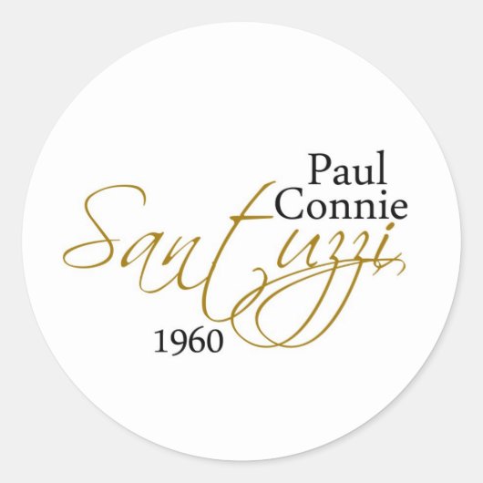 gereserveerd voor Lisa Ronde Sticker (Voorkant)