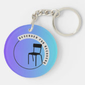 Gereserveerd voor Recovery Seat Holder Sleutelkete Sleutelhanger (Achterkant)