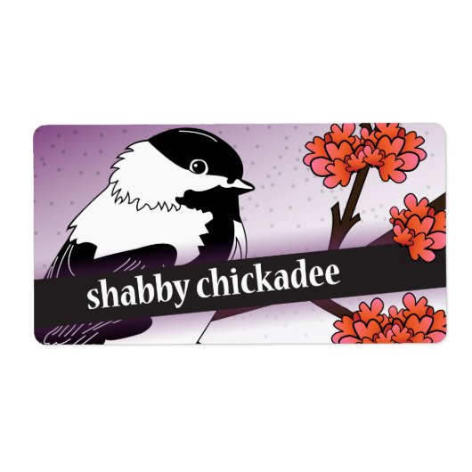 Gereserveerd voor Shabby Chickadee Etsy Seller Etiket (Voorkant)