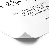 Gereserveerd voor Vader van de Bruidegom In Lieve  Poster (Hoek)