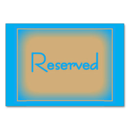 Gereserveerde OceanBlue/CafeauLaitHorizontale Tabl Kaart