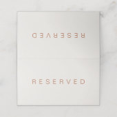 Gereserveerde Plaatskaart Plaatskaartje (Buitenkant ongevouwen)