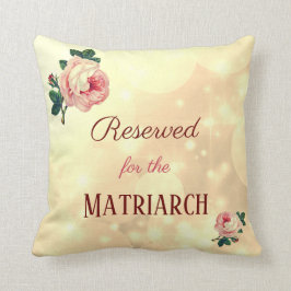 Gereserveerde Rozen Matriarch Moeder Kussen