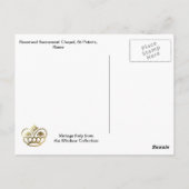 Gereserveerde Sacrament Chapel, St. Peter's, Rome Briefkaart (Achterkant)