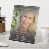 Gereserveerde Stoel Moeder Van De Bruid Foto Bruil Reclamebord Met Voetstuk (Insitu)