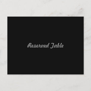 Gereserveerde Tafel Briefkaart