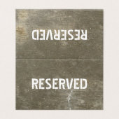 Gereserveerde tapekaarten - beton visitekaartje (Buitenkant ongevouwen)