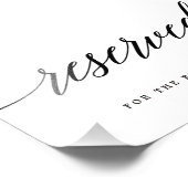 Gereserveerde Teken EDITABLE KLOR en GROOTTE MSC Foto Afdruk (Hoek)