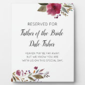 Gereserveerde vader van het herdenkingshuwelijk va fotoplaat (Voorkant)