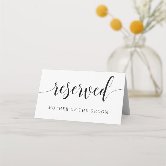 Gereserveerde woonplaatskaart plaatskaartje (Voorkant)