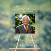 Gereserveerde Zitplaats Familie bruiloft Memorial Acryl Bord (Neutraal)