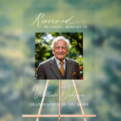 Gereserveerde Zitplaats Familie bruiloft Memorial  Acryl Bord (Neutraal)