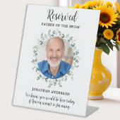 Gereserveerde Zitplaats Foto Eucalyptus Memorial W Reclamebord Met Voetstuk