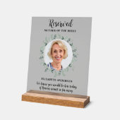 Gereserveerde Zitplaats Foto Eucalyptus Wedding Me Acryl Bord (Hoek)