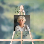 Gereserveerde Zitplaats, Foto, Huwelijk, Gedenktek Acryl Bord (Neutraal)