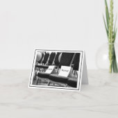 Gereserveerde zitplaatsen bedankkaart (Voorkant)