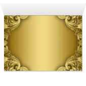 Gereserveerde zitplaatsen Kaarten Elegant Gold (Binnen Horizontaal (Onder))
