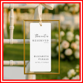 Gereserveerde Zitplaatsen Trouwceremonie Moderne S Kaart