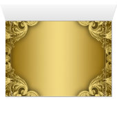 Gereserveerde zitplaatskaarten Elegant Goud (Binnen Horizontaal (Onder))