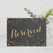 Gereseveerd Huwelijksbord, Kaart (Staand voorkant)