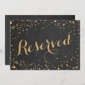 Gereseveerd Huwelijksbord, Kaart (Voorkant / Achterkant)