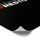 Gerestaureerd 20 januari 2021 Biden Harris Poster (Hoek)