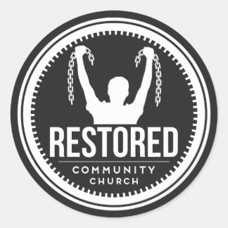 Gerestaureerde Sticker (brekende kettingen)